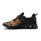 Mens New Elastic Sport Sneakers - Canvas Graffitti