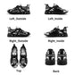 Mens New Elastic Sport Sneakers - Canvas Graffitti