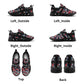 Mens New Elastic Sport Sneakers - Canvas Graffitti