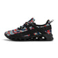 Mens New Elastic Sport Sneakers - Canvas Graffitti