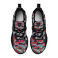 Mens New Elastic Sport Sneakers - Canvas Graffitti