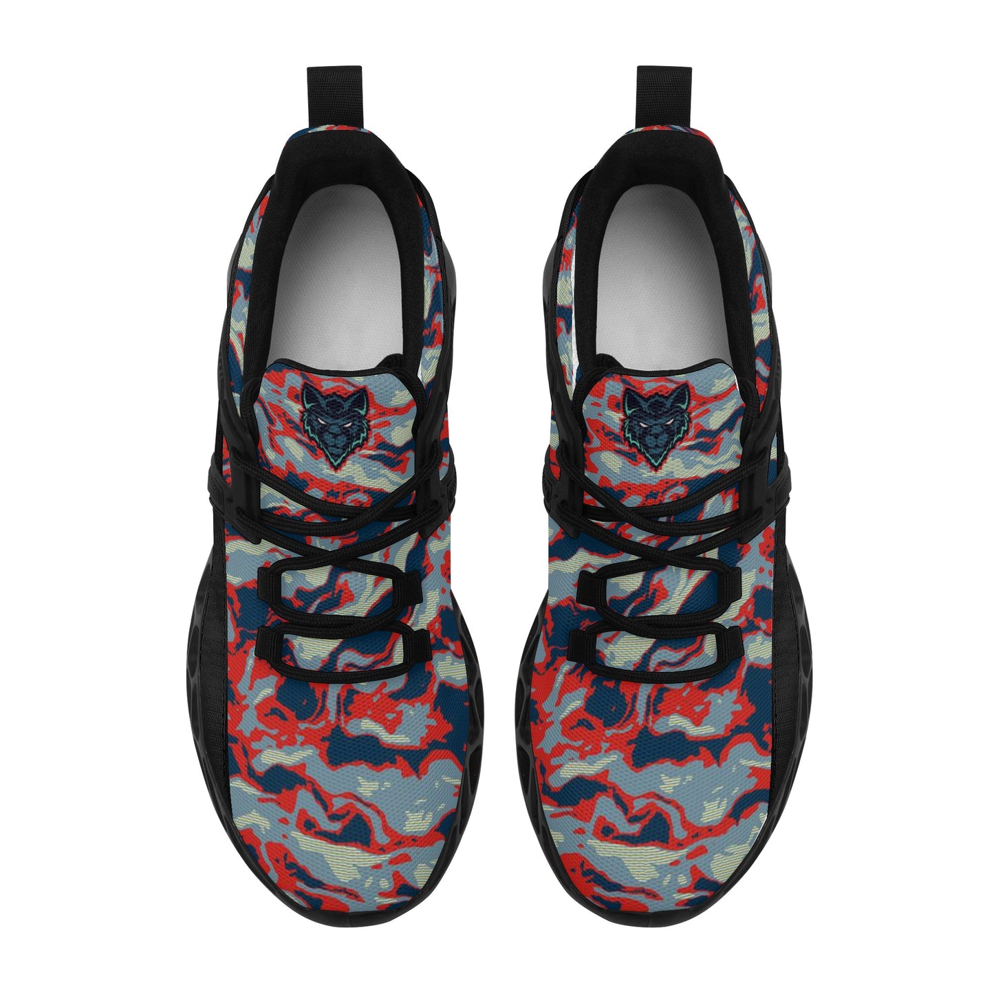 Mens New Elastic Sport Sneakers - Canvas Graffitti