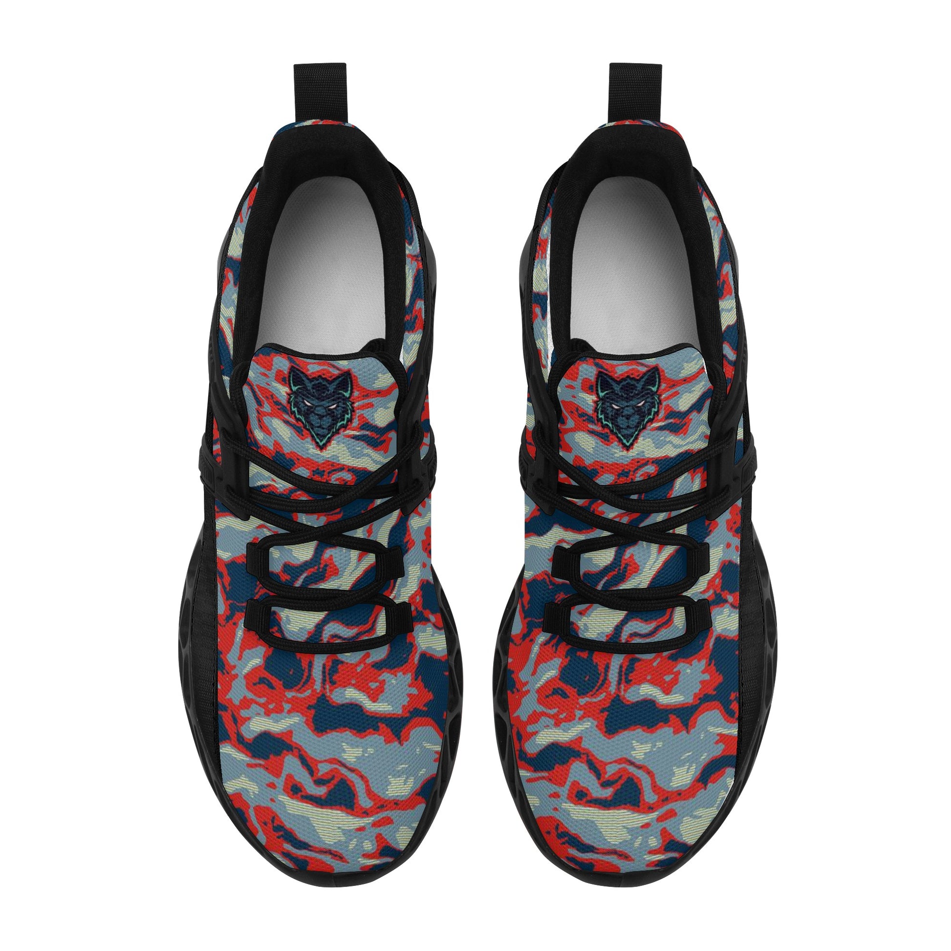 Mens New Elastic Sport Sneakers - Canvas Graffitti