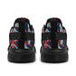Mens New Elastic Sport Sneakers - Canvas Graffitti