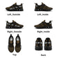Mens New Elastic Sport Sneakers - Canvas Graffitti
