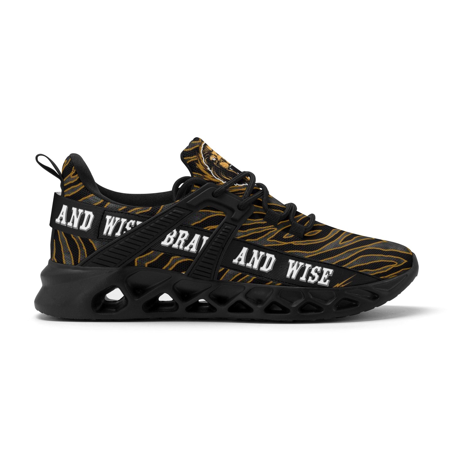 Mens New Elastic Sport Sneakers - Canvas Graffitti