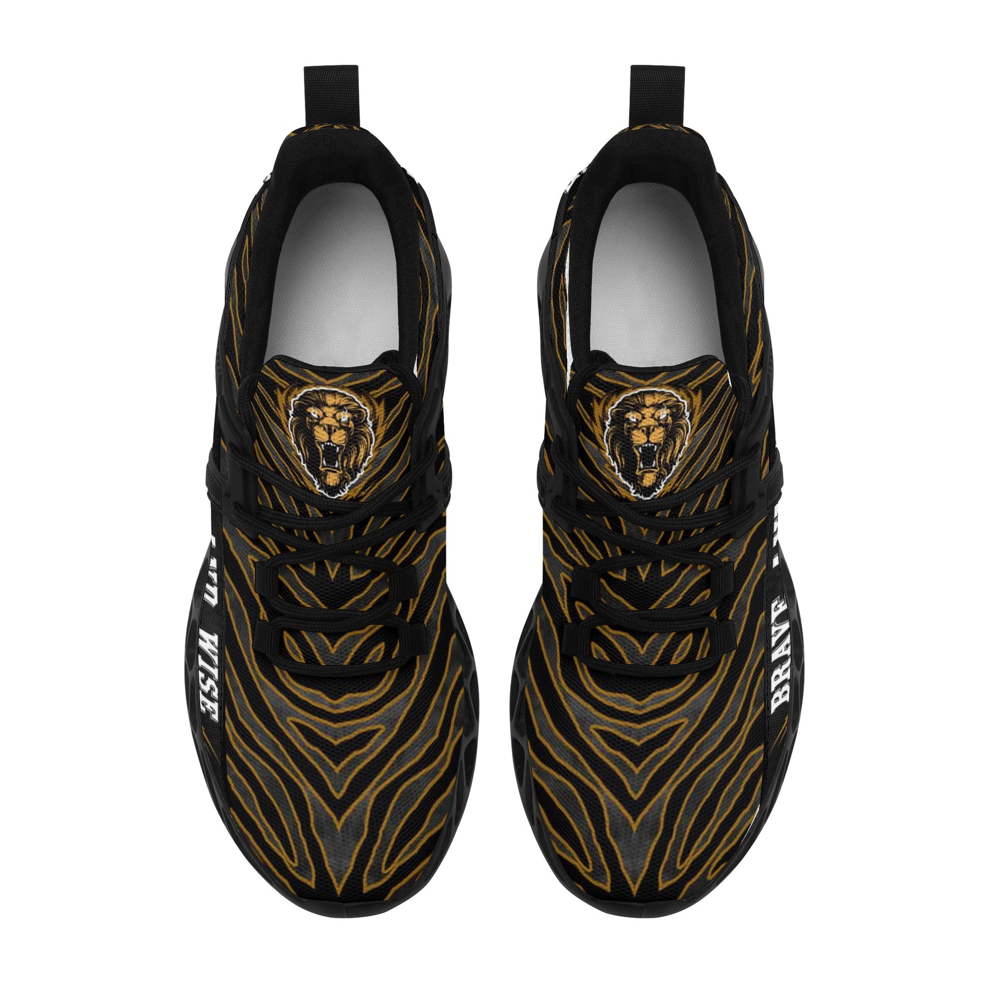 Mens New Elastic Sport Sneakers - Canvas Graffitti