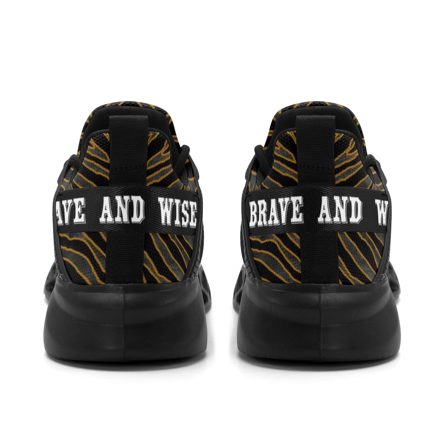 Mens New Elastic Sport Sneakers - Canvas Graffitti