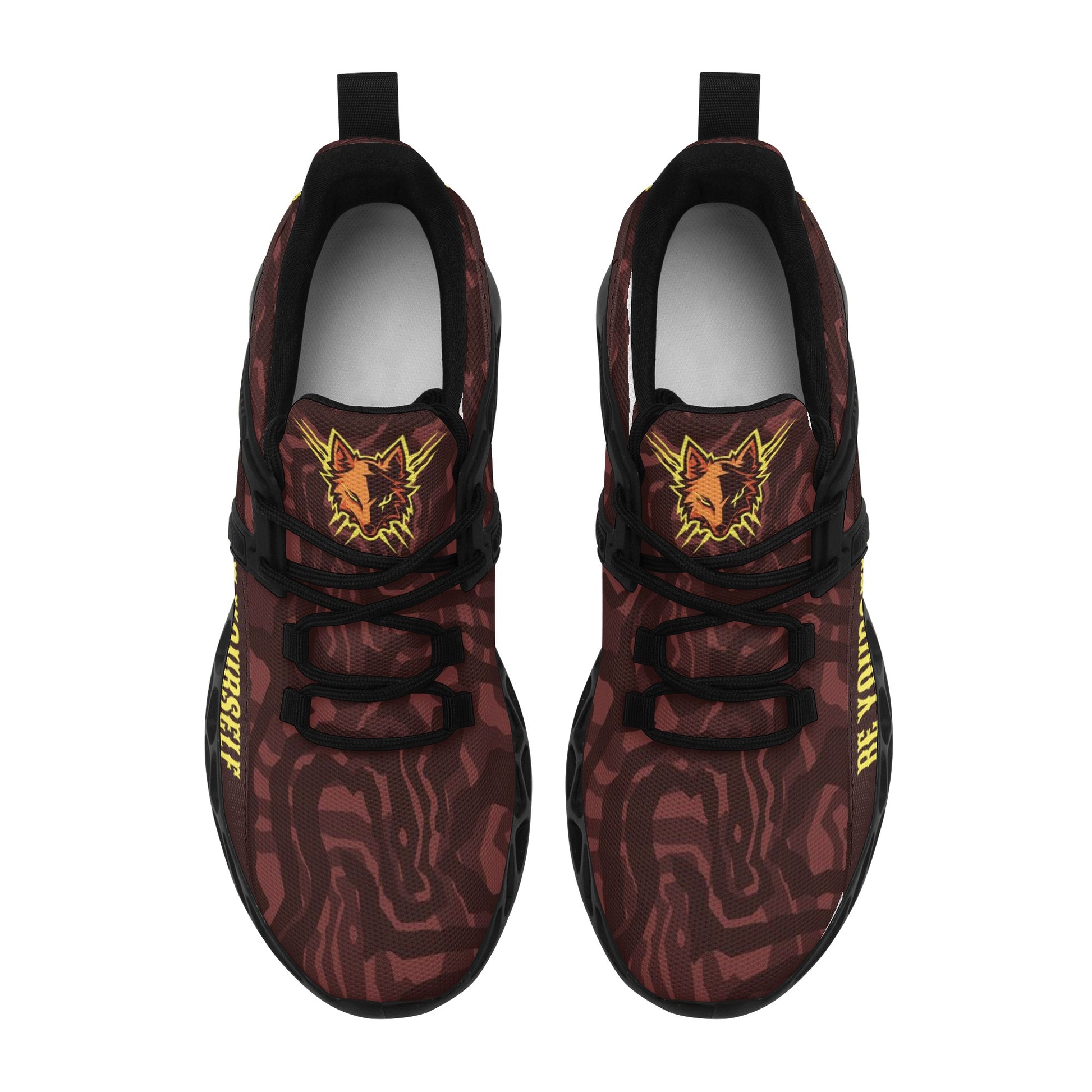 Mens New Elastic Sport Sneakers - Canvas Graffitti