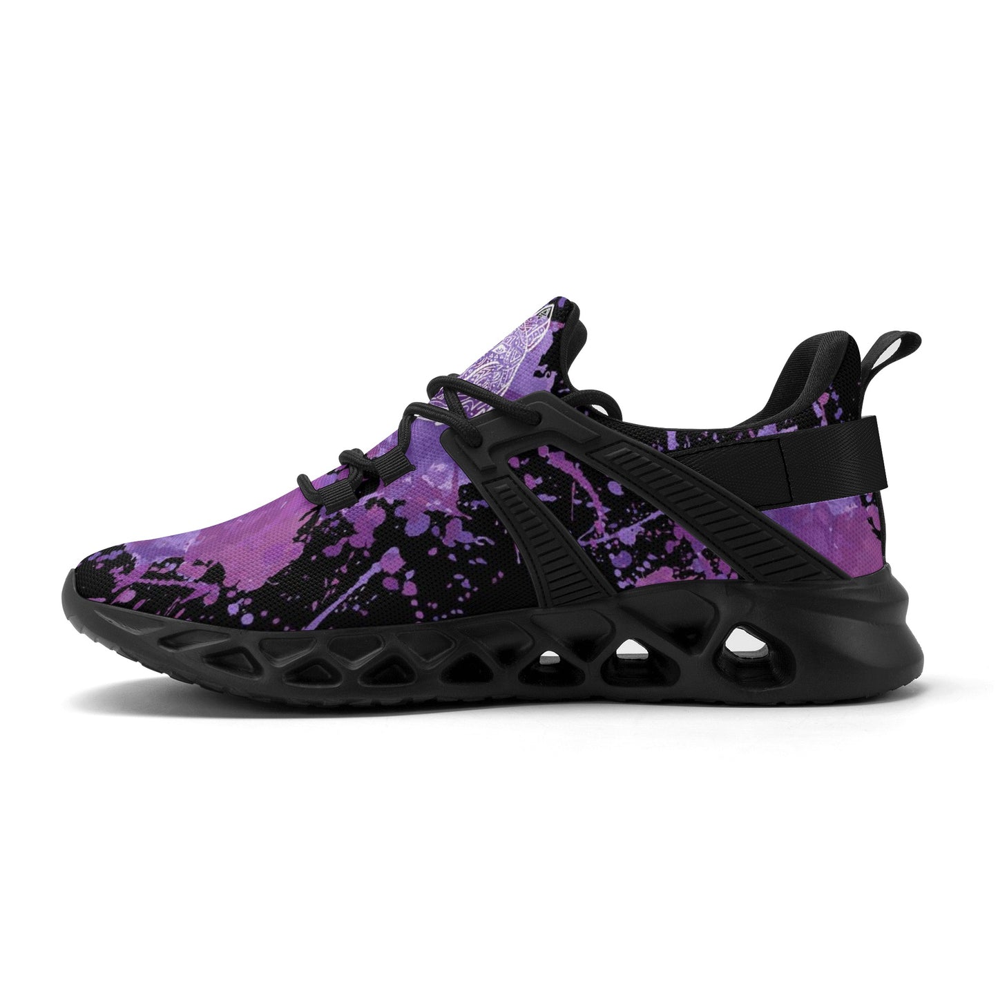 Mens New Elastic Sport Sneakers - Canvas Graffitti