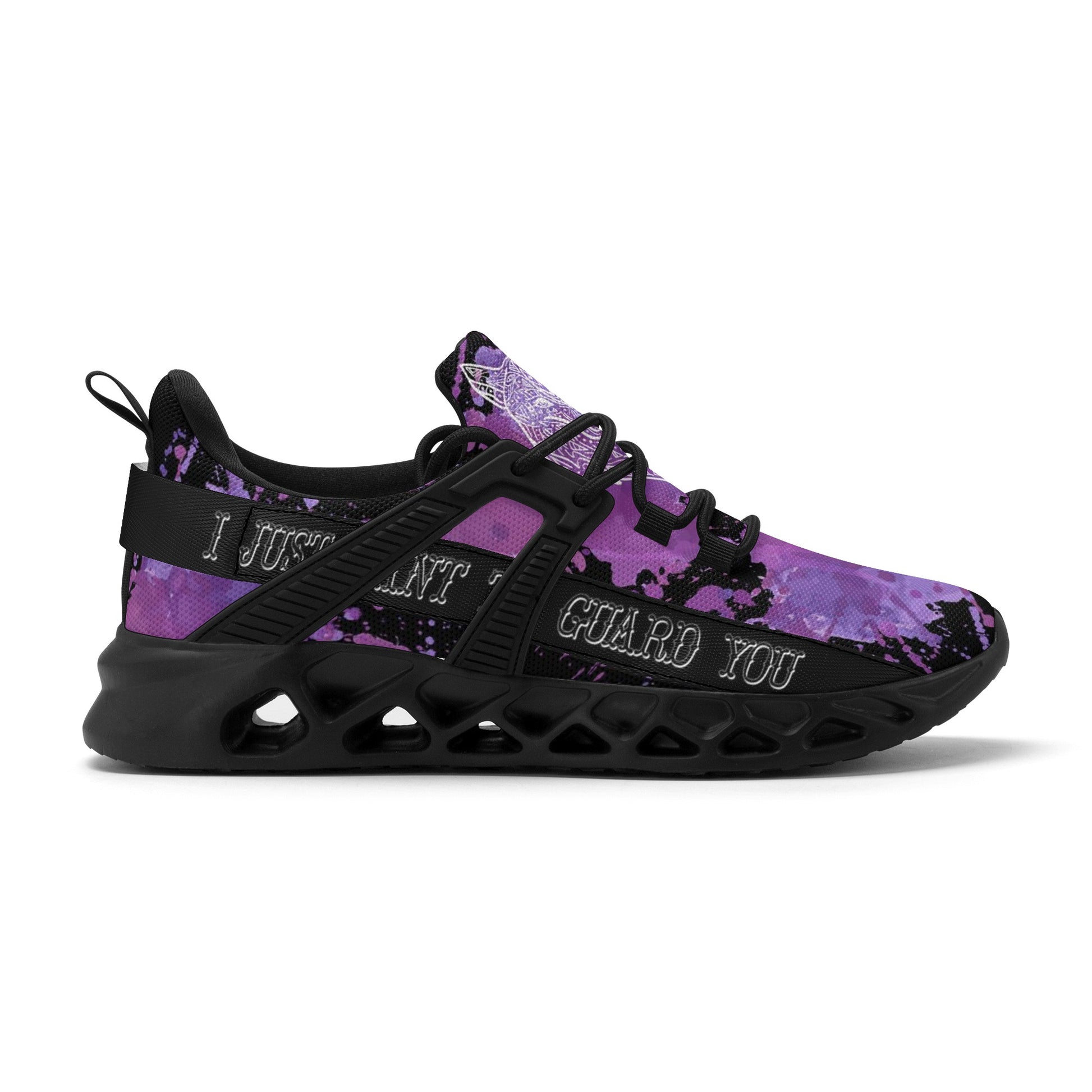 Mens New Elastic Sport Sneakers - Canvas Graffitti