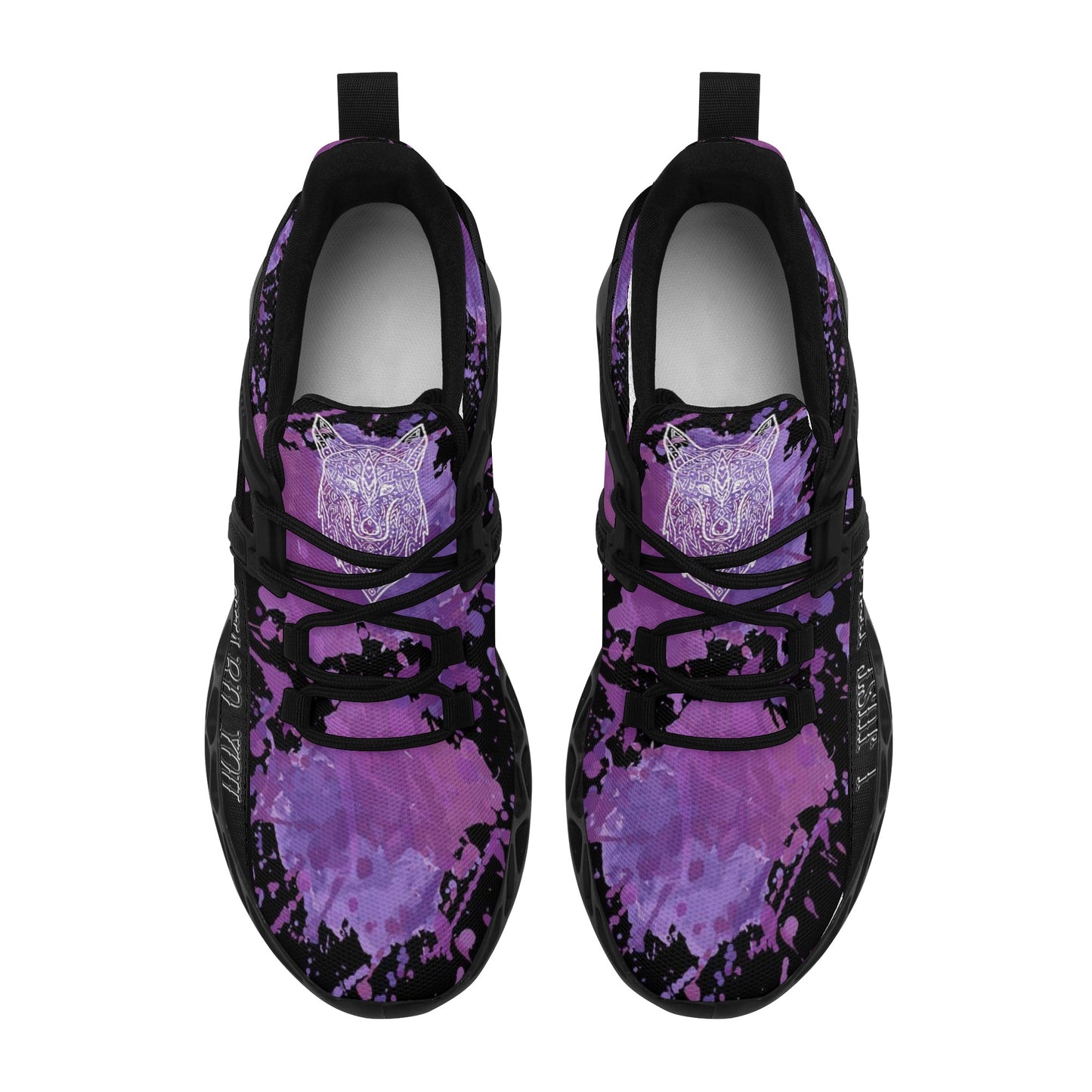 Mens New Elastic Sport Sneakers - Canvas Graffitti