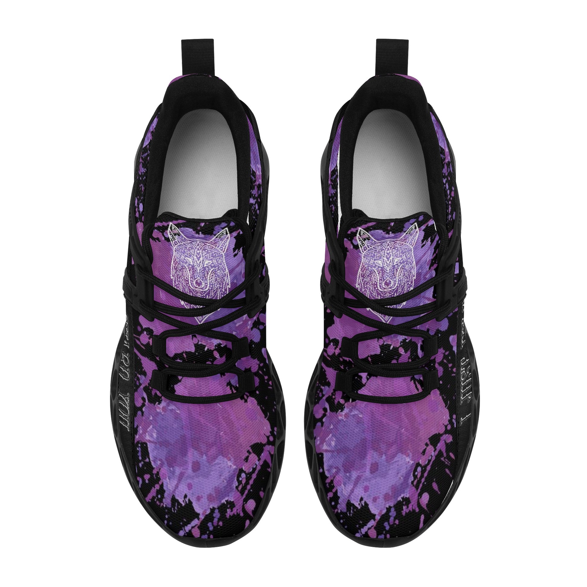 Mens New Elastic Sport Sneakers - Canvas Graffitti
