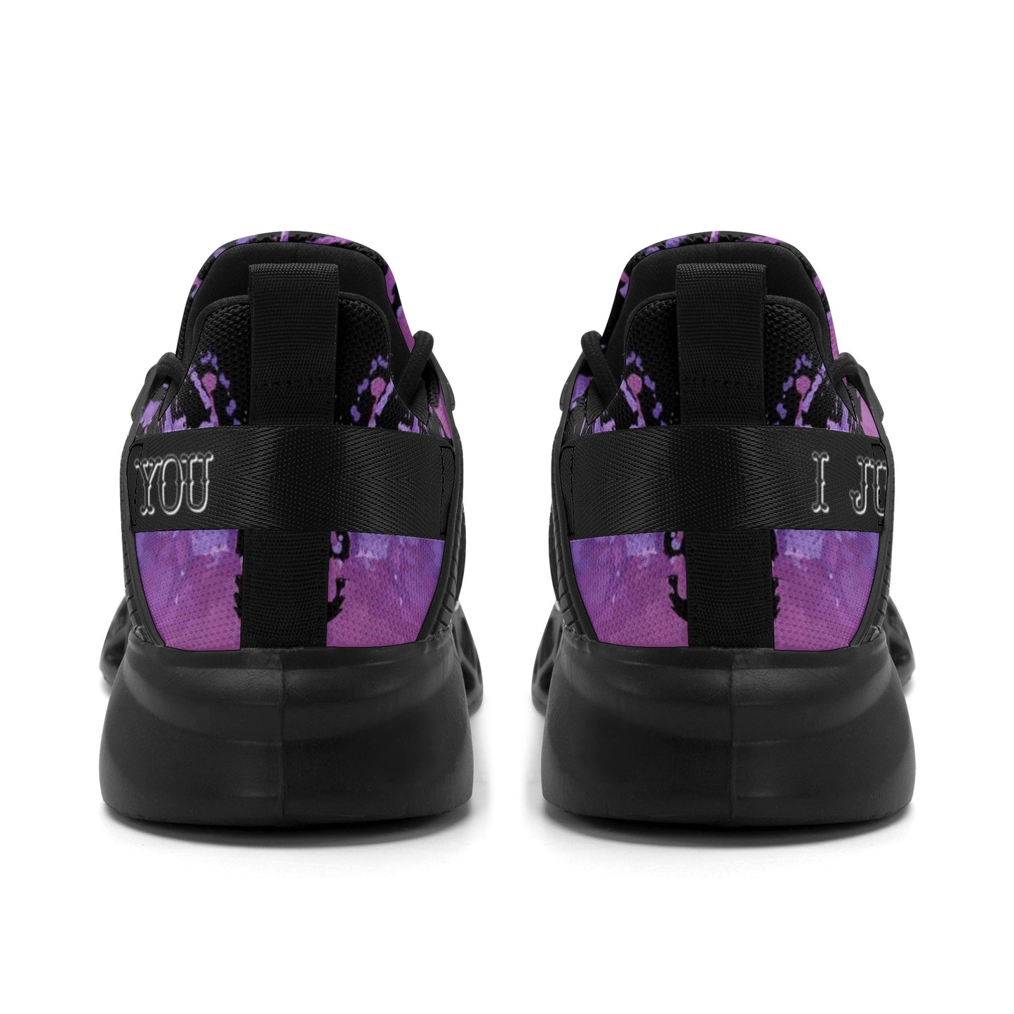 Mens New Elastic Sport Sneakers - Canvas Graffitti