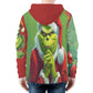 Grinch All Over Print Classic Zip Hoodie* Made from high-quality polyester material, ensuring durability and comfort for daily wear.* Hoodie drawstring and kangaroo pocket keep out rain and wind gusts. * 2Canvas GraffittiPrint Classic Zip Hoodie