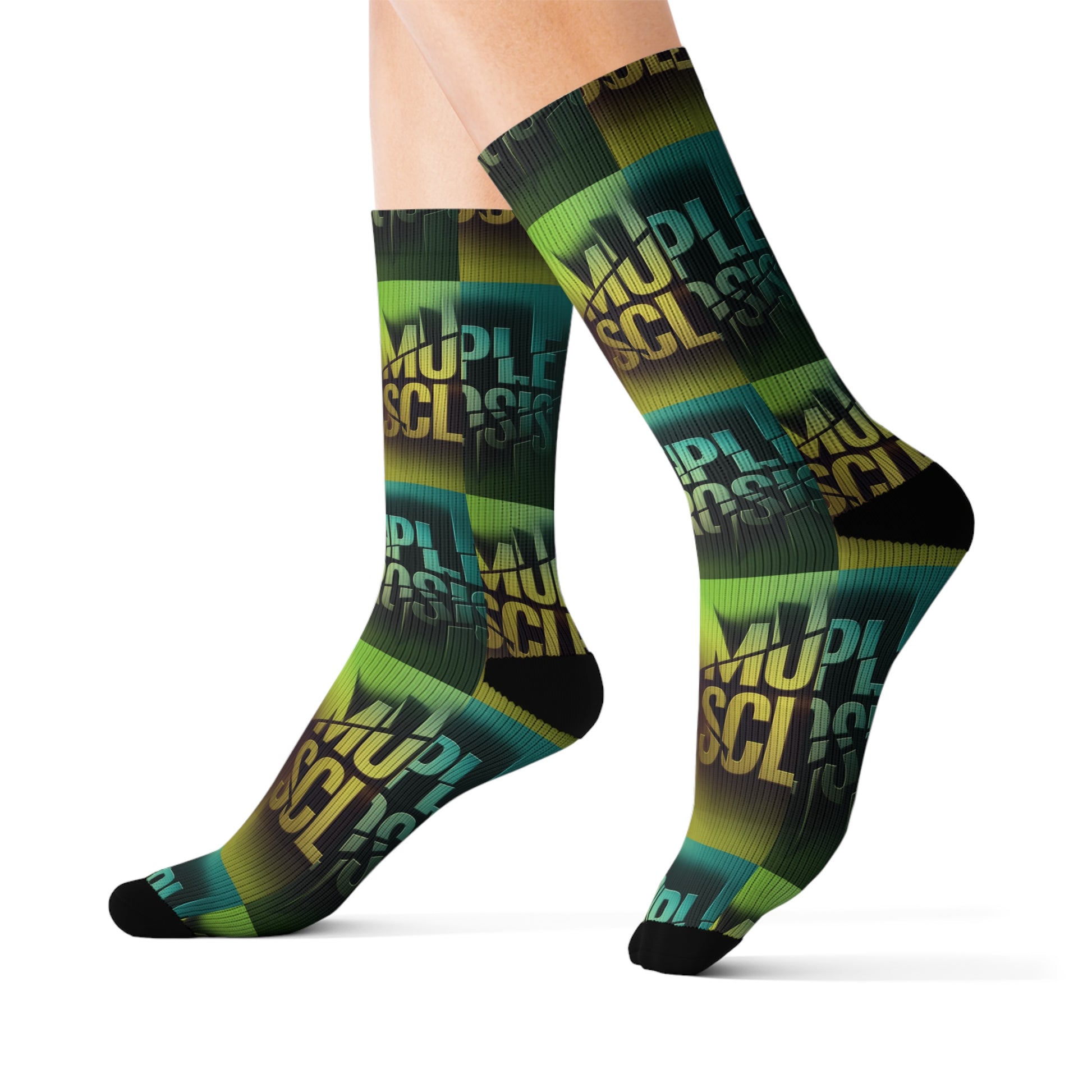 Multiple Sclerosis (MS) Sublimation Socks Printify