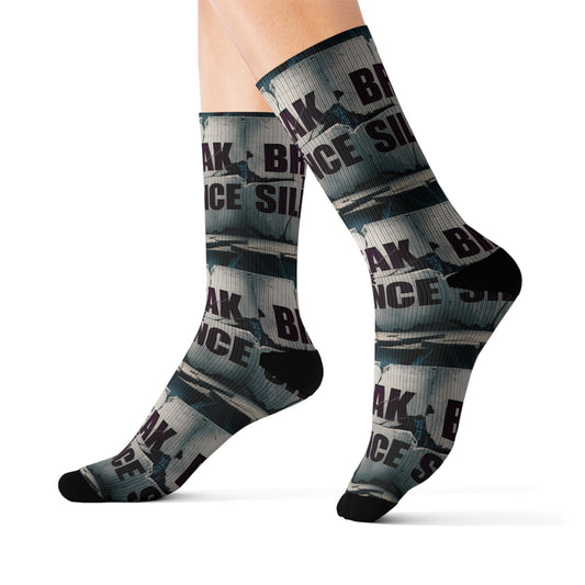 domestic violence Socks #2 Printify