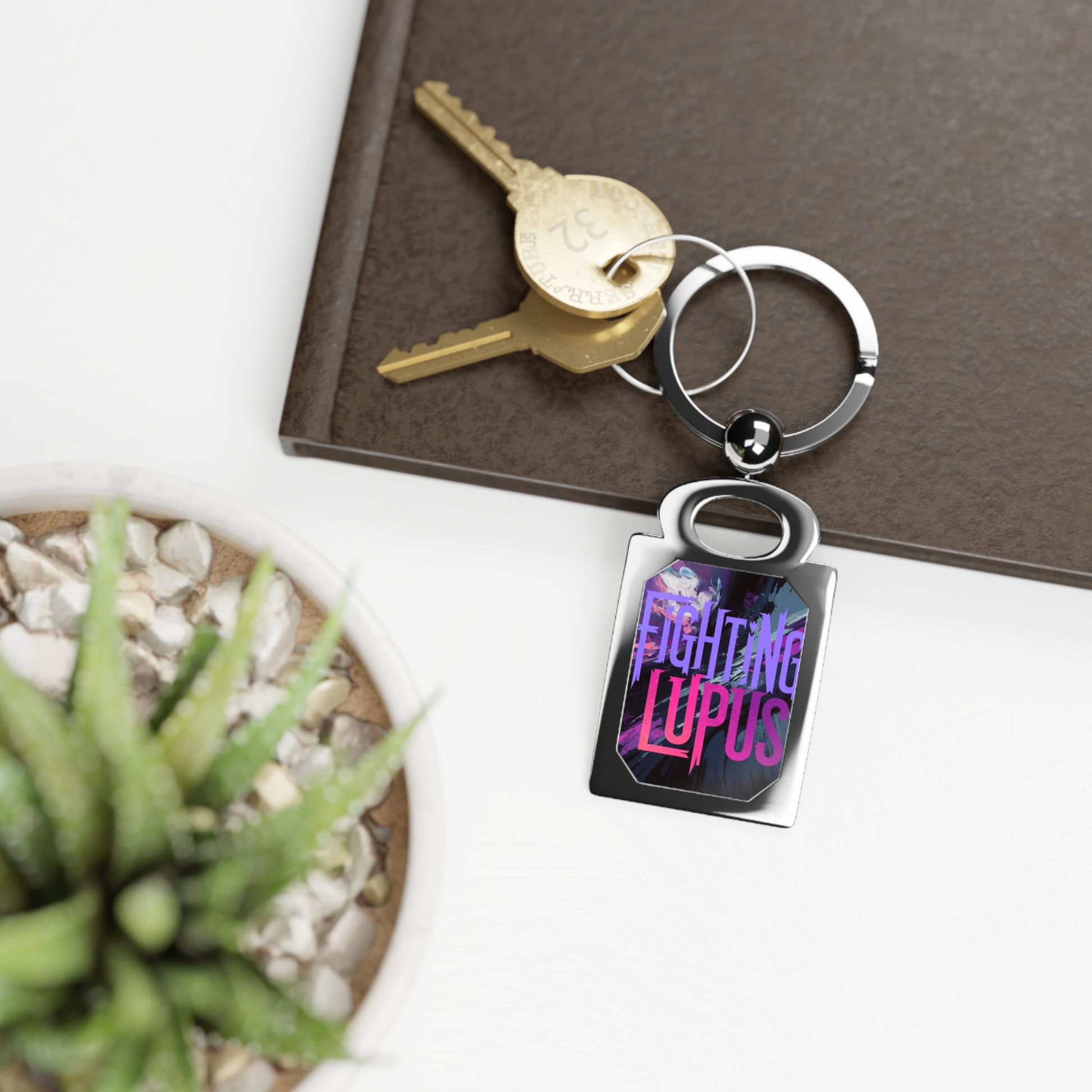 lupus key ring Printify