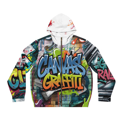 Men's Full-Zip Hoodie (white) Printify