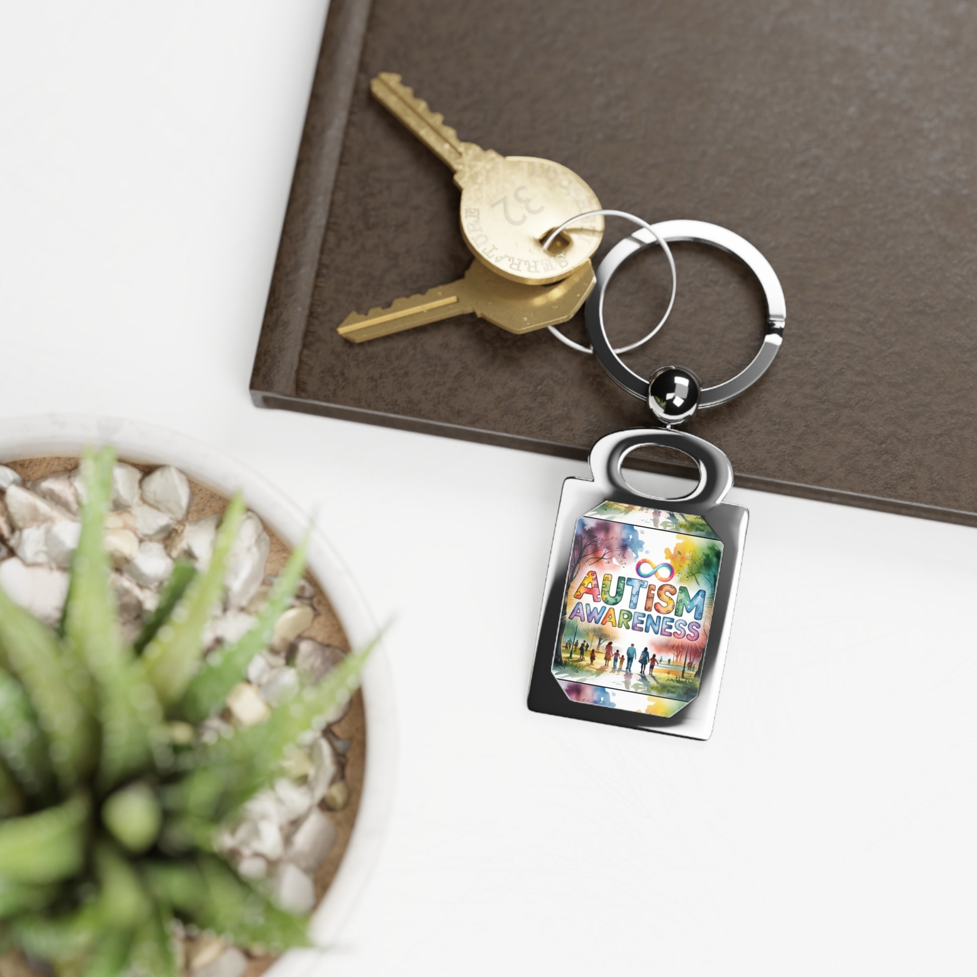 autism awareness key ring Printify