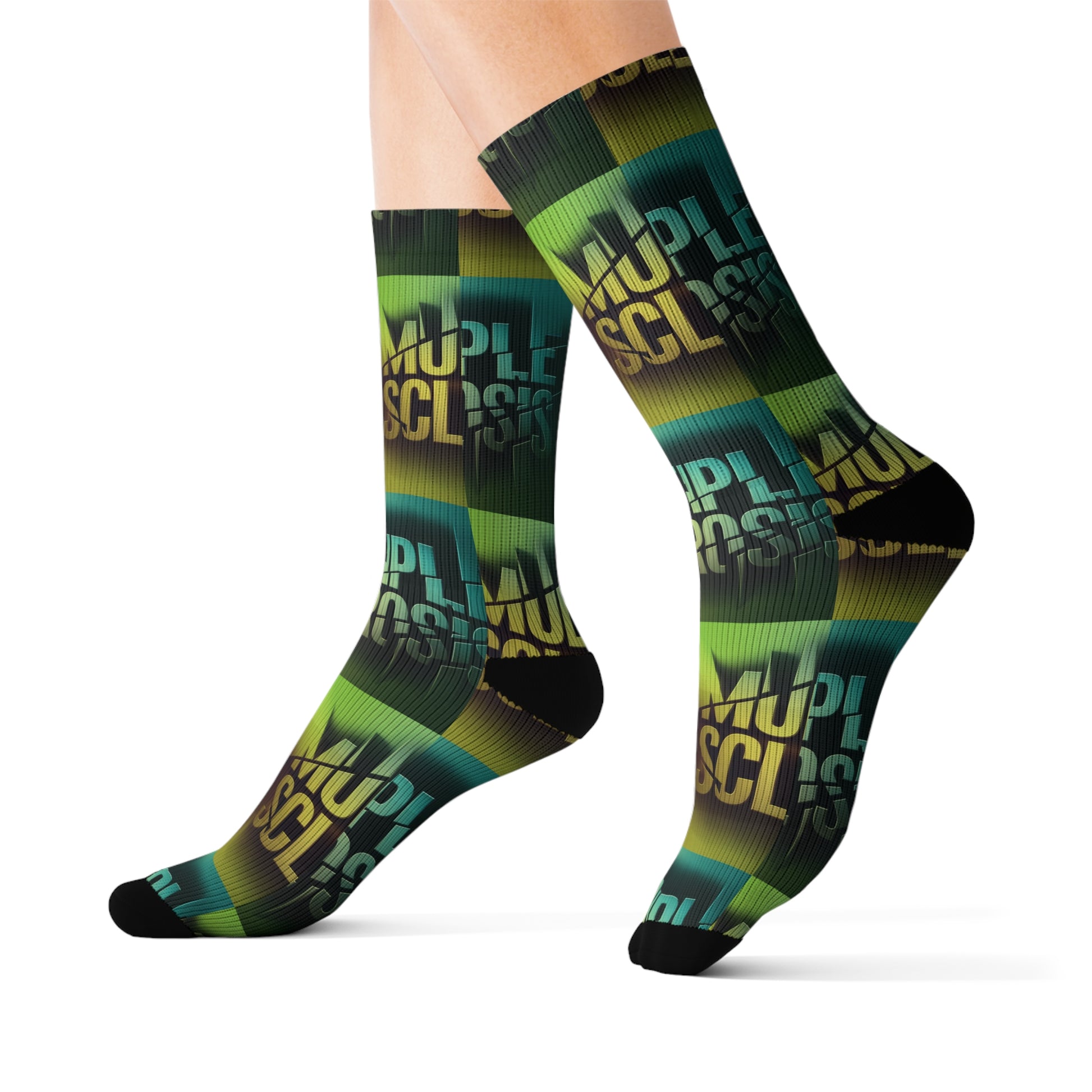 Multiple Sclerosis (MS) Sublimation Socks Printify