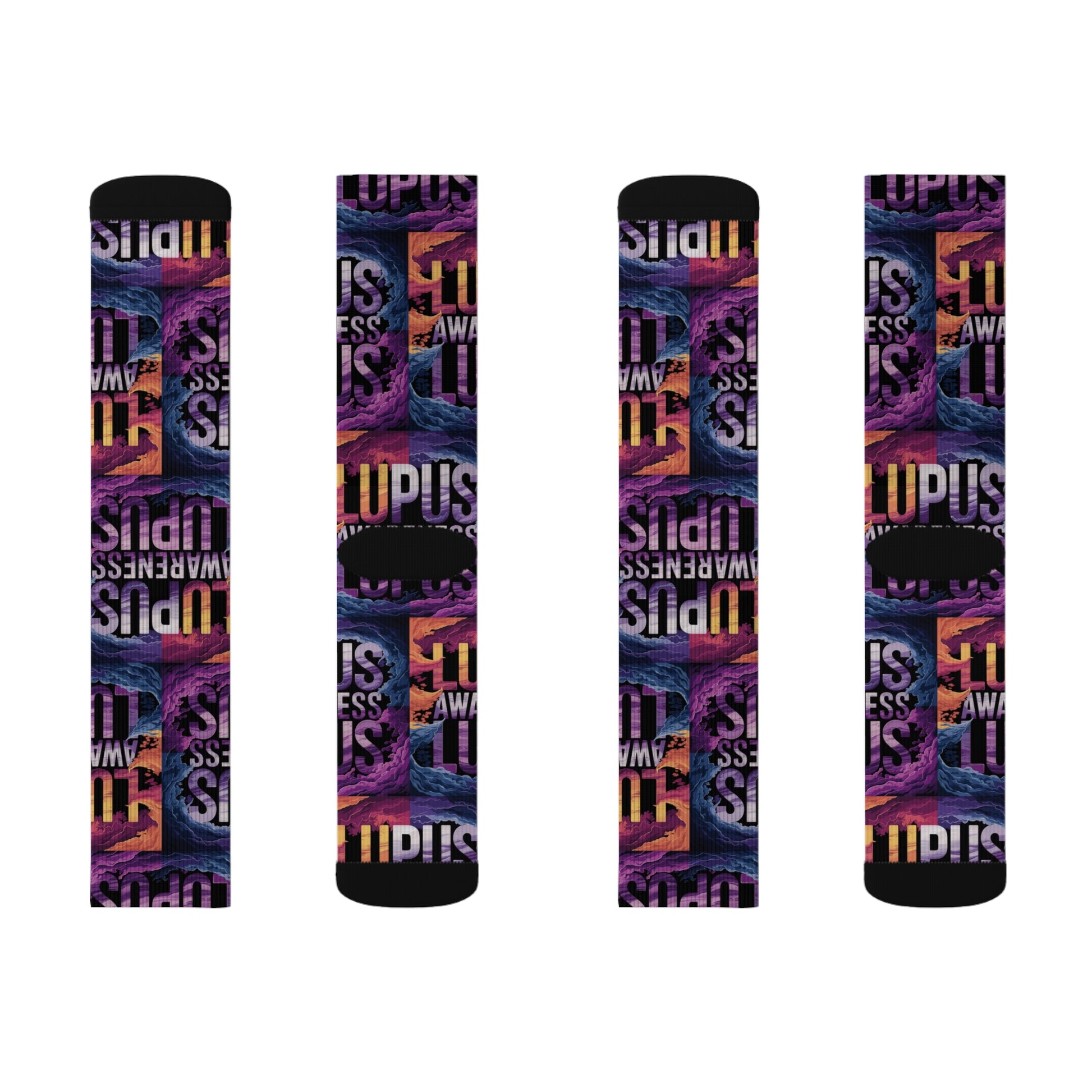 LUPUS Sublimation Socks Printify
