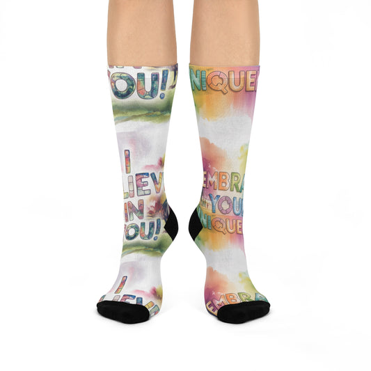 autism awareness Cushioned Crew Socks #2 Printify