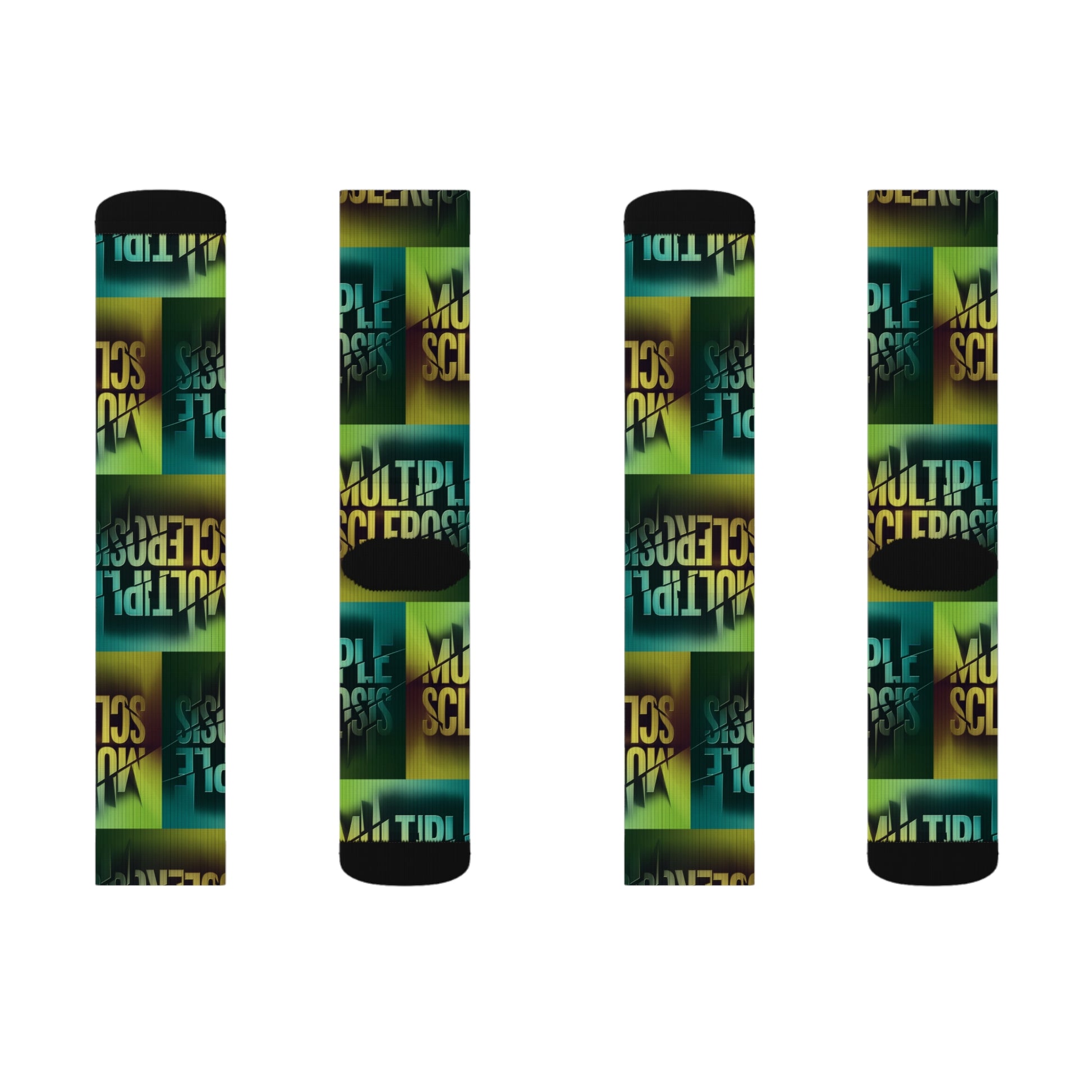 Multiple Sclerosis (MS) Sublimation Socks Printify