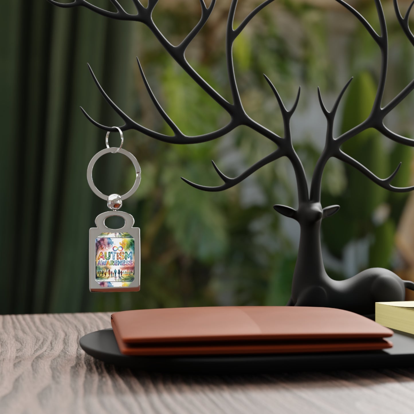 autism awareness key ring Printify
