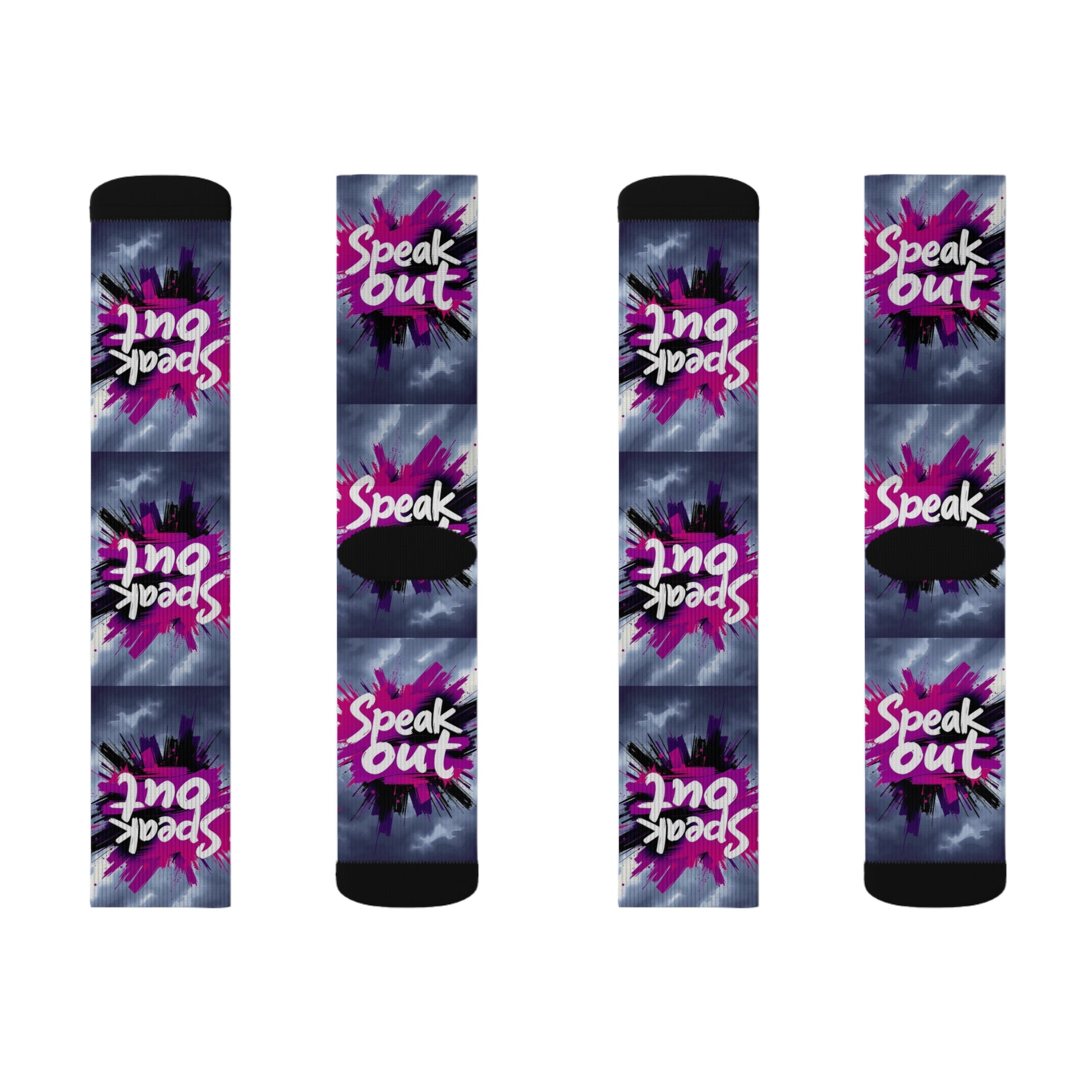 domestic violence Socks Printify