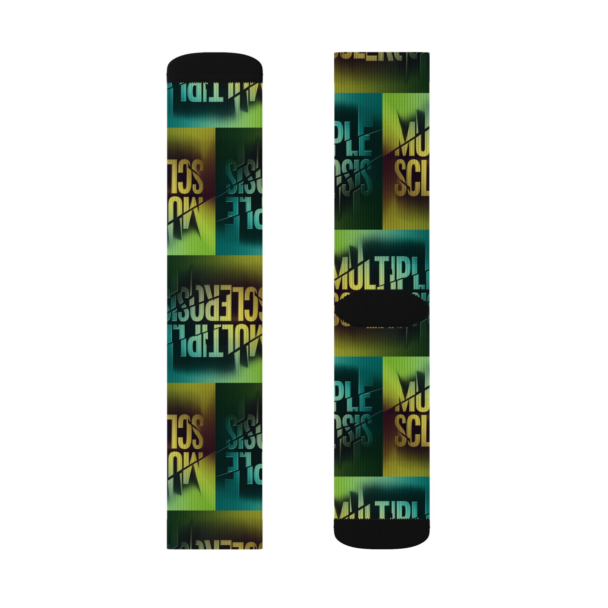Multiple Sclerosis (MS) Sublimation Socks Printify