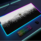 Luminous LED Lighting Mouse Pad Canvas Graffitti