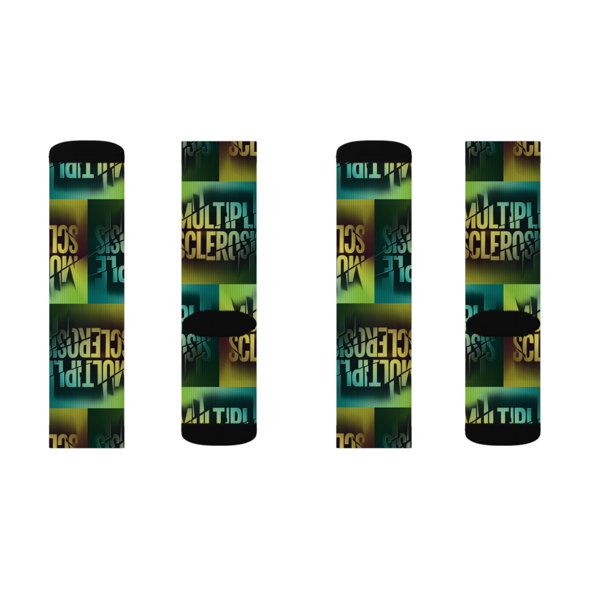 Multiple Sclerosis (MS) Sublimation Socks Printify
