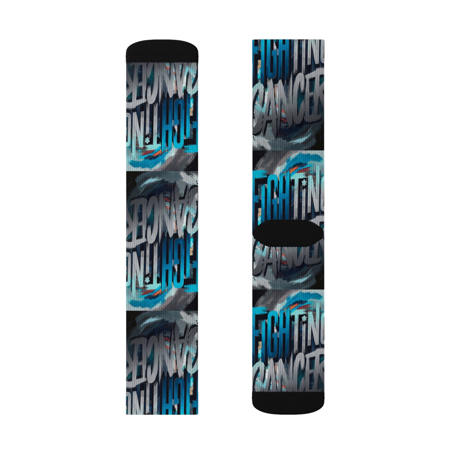 Cancer Sublimation Socks Printify