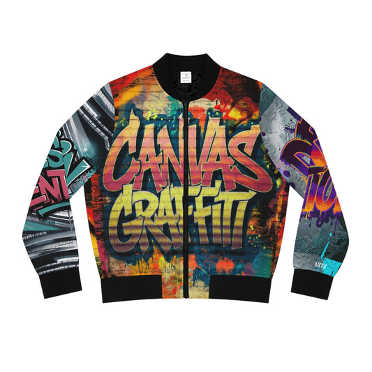 Women's Bomber Jacket (black)#2 Printify