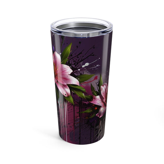 flower design Tumbler 20oz Printify