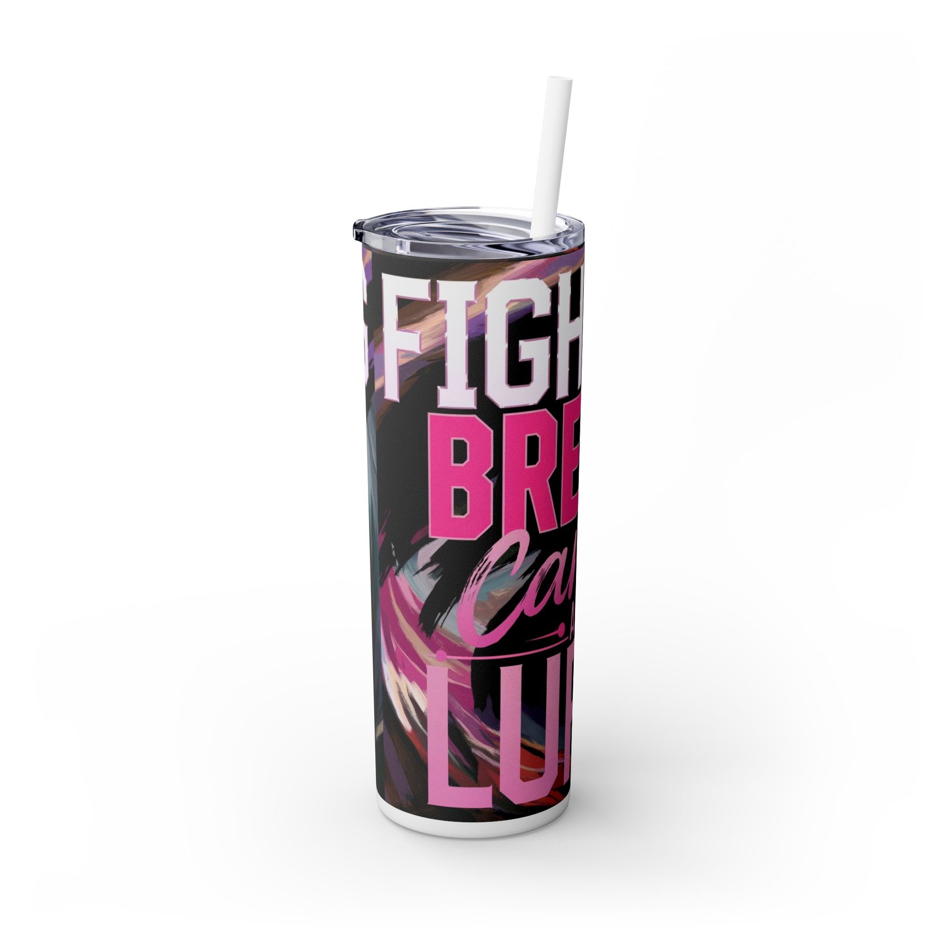 breast cancer & lupus Tumbler with Straw, 20oz Printify