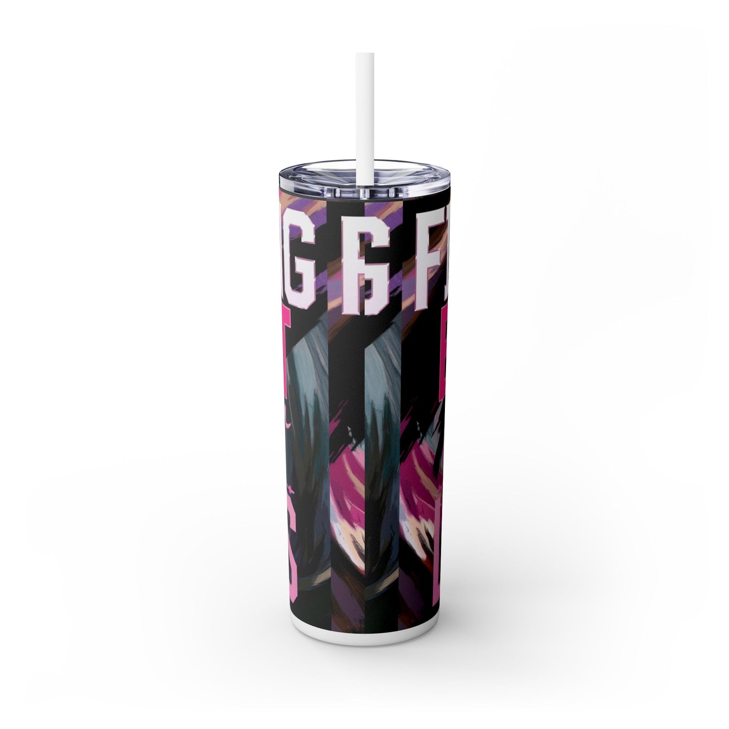 breast cancer & lupus Tumbler with Straw, 20oz Printify