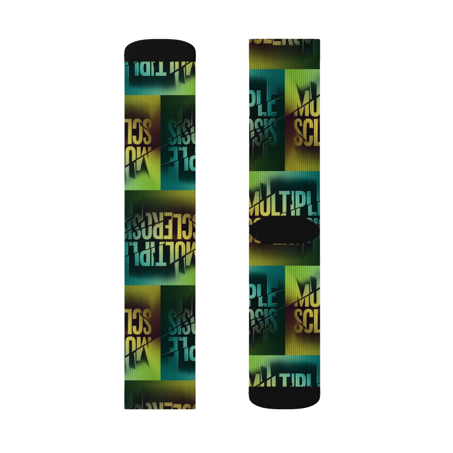 Multiple Sclerosis (MS) Sublimation Socks Printify