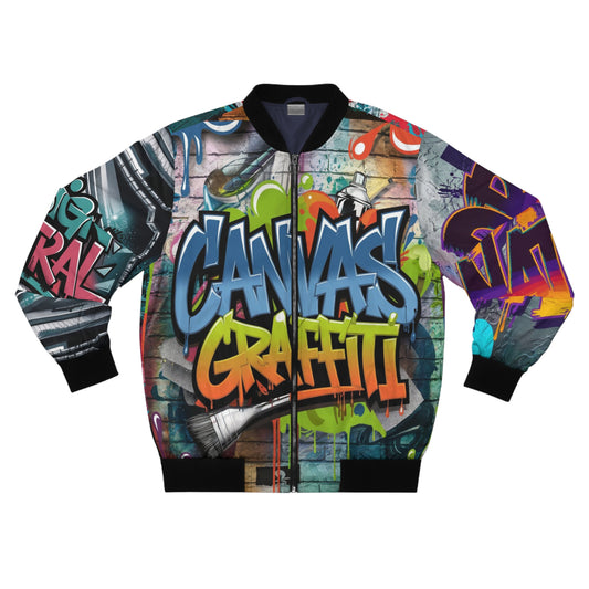 Men's Bomber Jacket (black) Printify