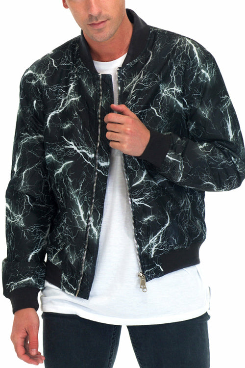 BOLT BOMBER JACKET Lime Milo