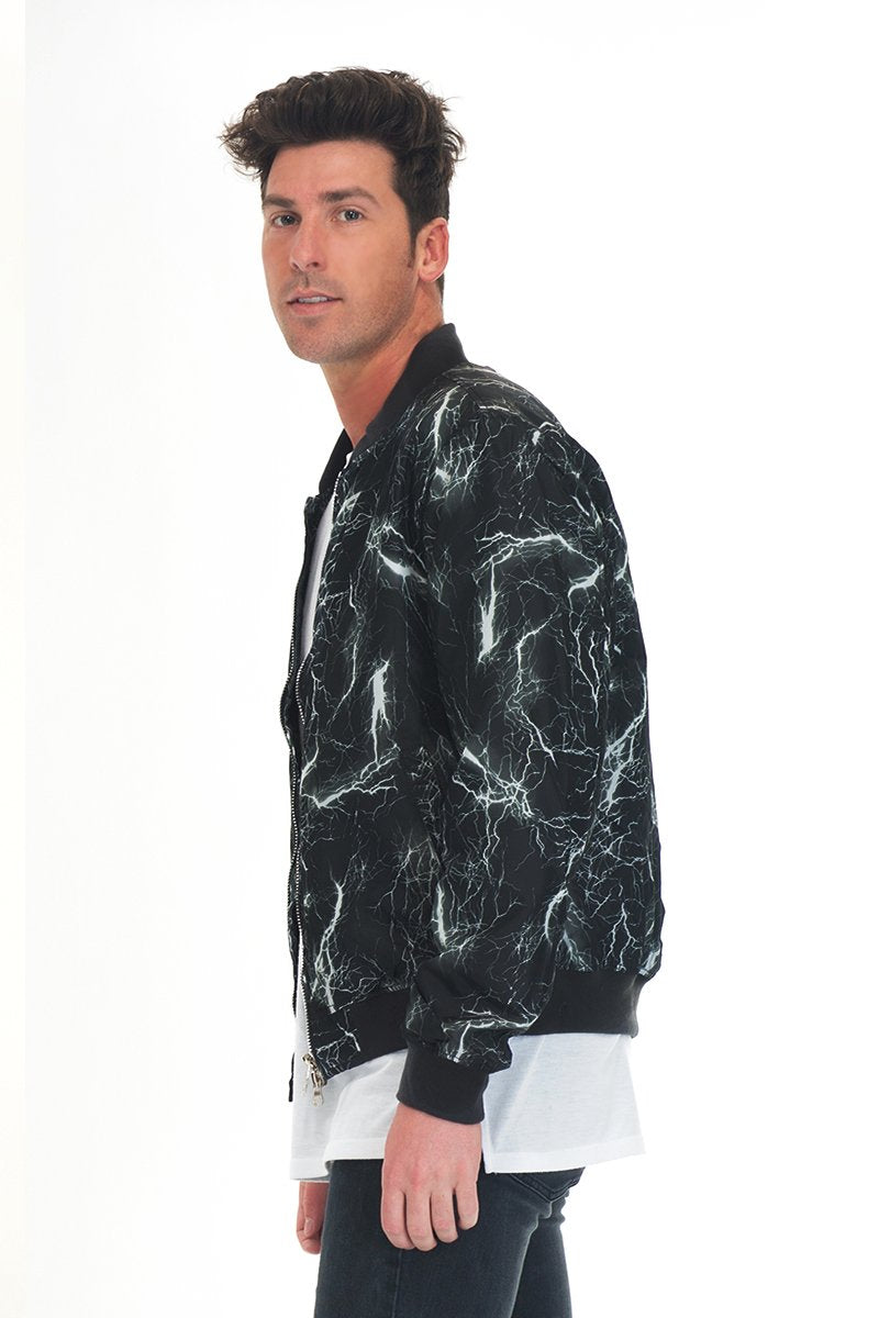BOLT BOMBER JACKET Lime Milo