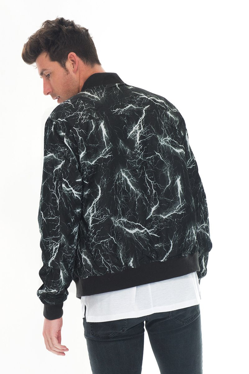 BOLT BOMBER JACKET Lime Milo
