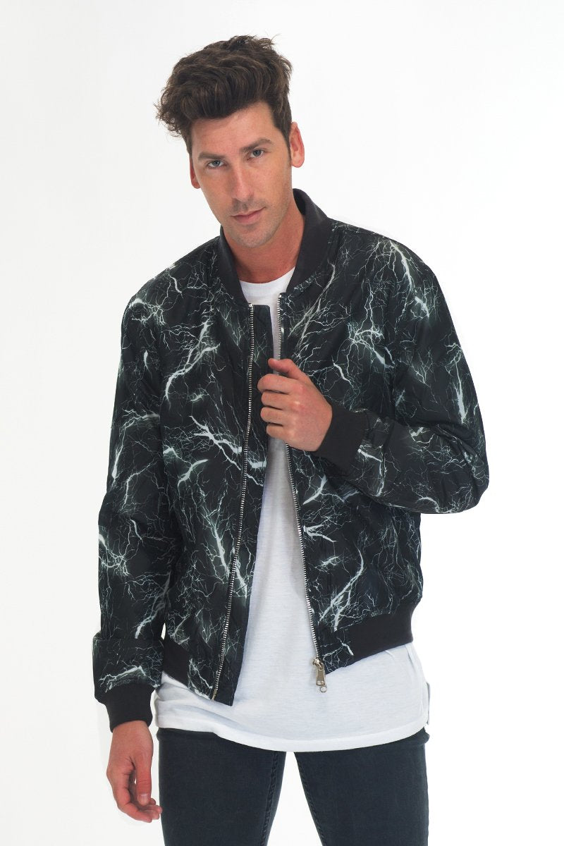 BOLT BOMBER JACKET Lime Milo