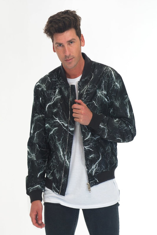 BOLT BOMBER JACKET Lime Milo