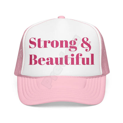 Breast Cancer Trucker Hat (Embroidery).