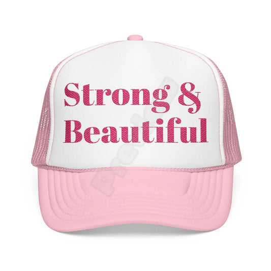 Breast Cancer Trucker Hat (Embroidery).
