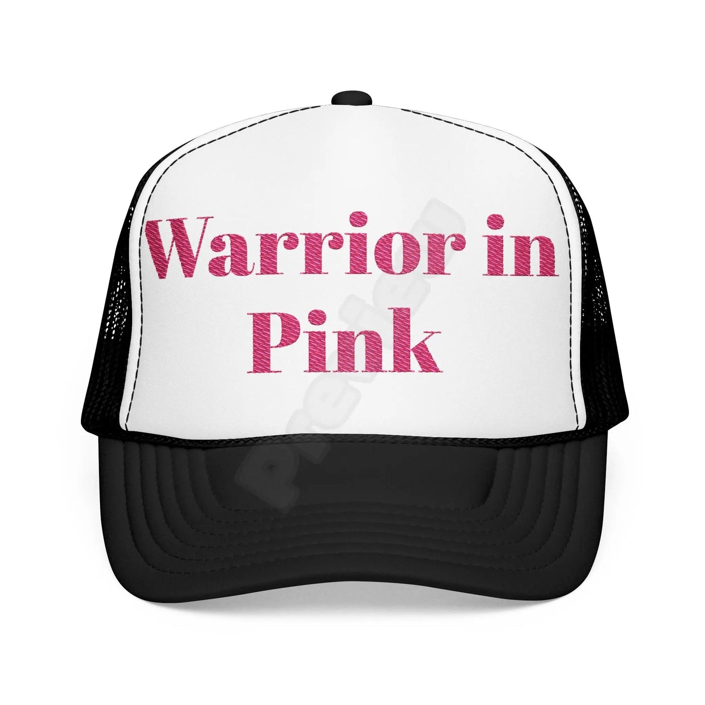 Breast Cancer Trucker Hat (Embroidery)(Warrior).