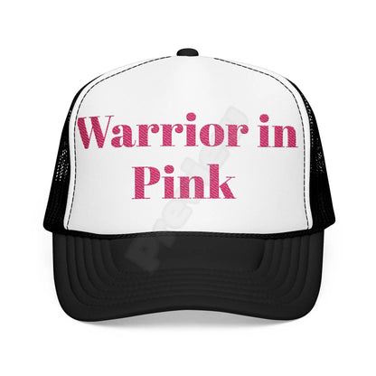 Breast Cancer Trucker Hat (Embroidery)(Warrior).