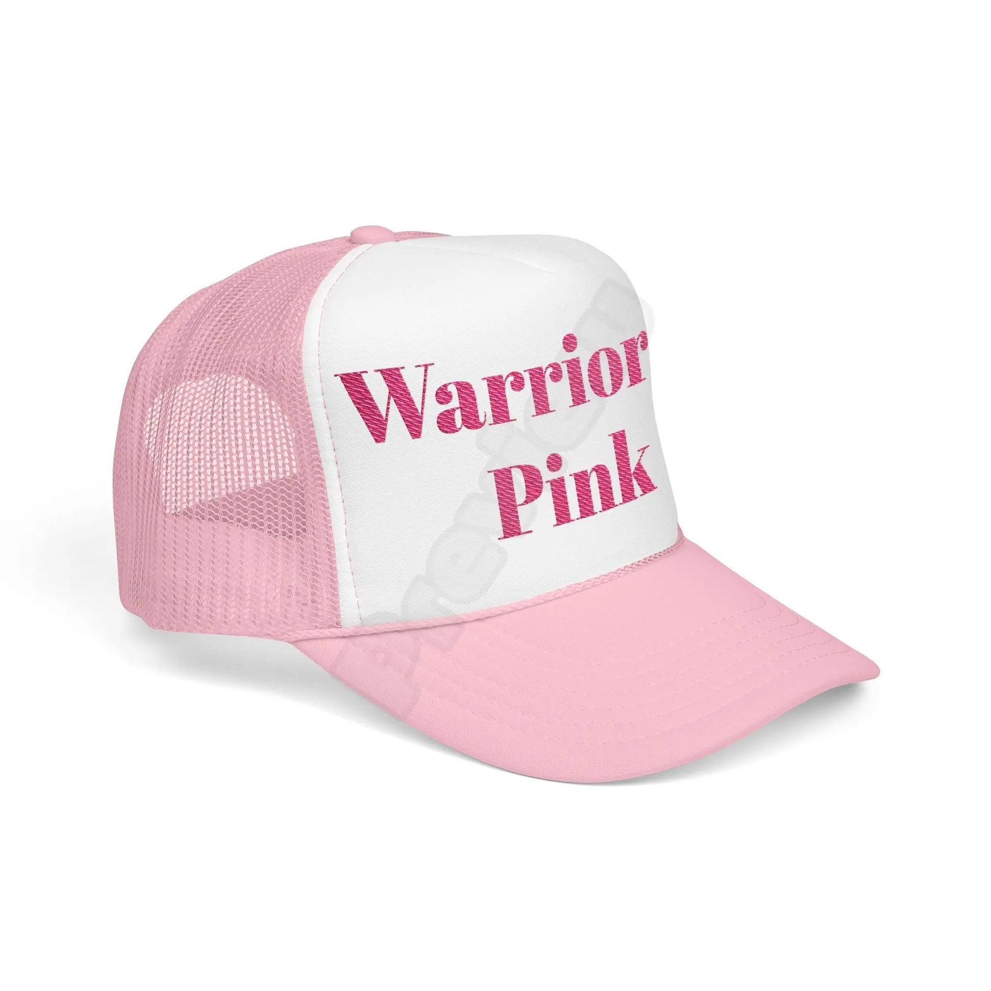 Breast Cancer Trucker Hat (Embroidery)(Warrior).